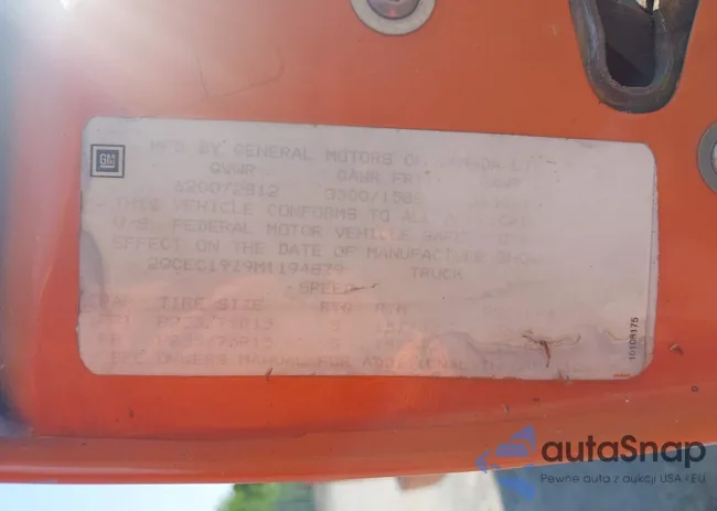 2GCEC19Z9M1194879: 42850848