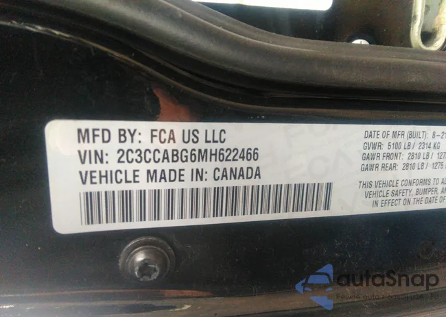 2C3CCABG6MH622466: 42850950