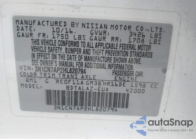 3N1CN7AP2HL820794: 42851062