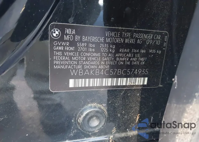 WBAKB4C57BC574935: 42851255