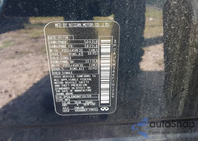 3PCAJ5M38KF101729: 42850711