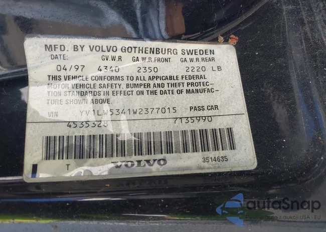 YV1LW5341W2377015: 42851848