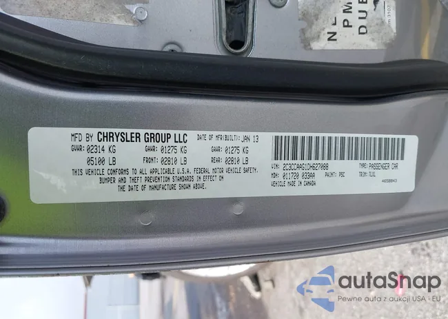 2C3CCAAG1DH627088: 42852178