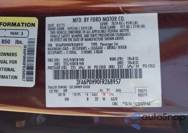 3FA6P0H90FR268957: 42851734