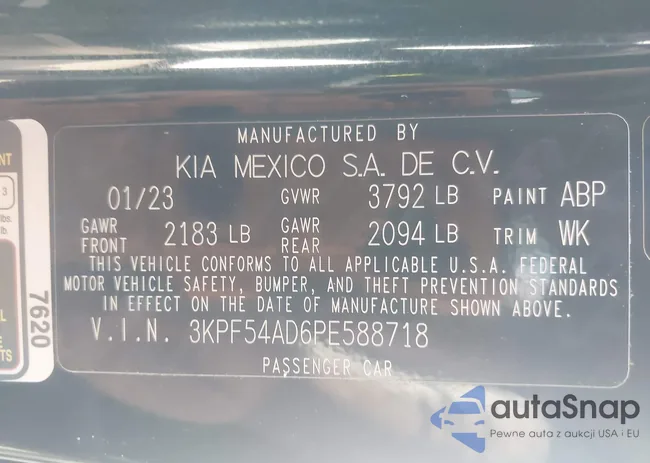 3KPF54AD6PE588718: 42852956