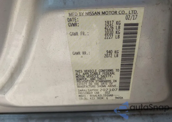 1N4AL3AP9HC207107: 42852988