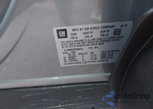 KL79MMS2XPB008233: 42853018