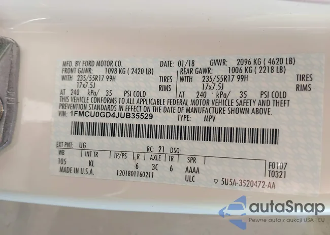 1FMCU0GD4JUB35529: 42853063