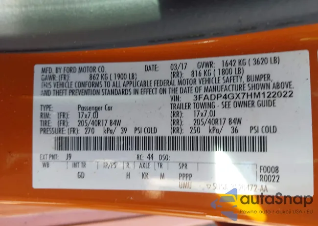 3FADP4GX7HM122022: 42853260