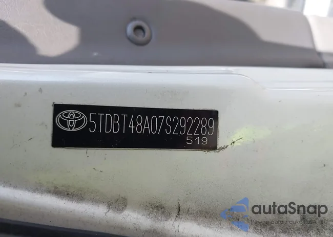 5TDBT48A04S225610: 42852503