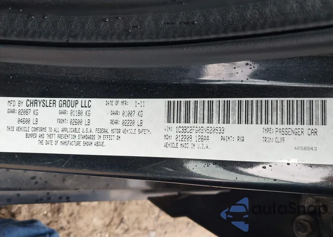 1C3BC2FG0BN520533: 42852660