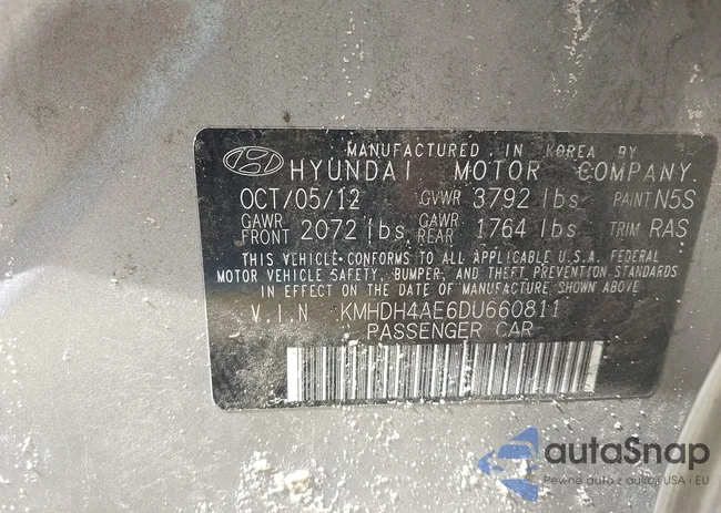 KMHDH4AE6DU660811: 42852678