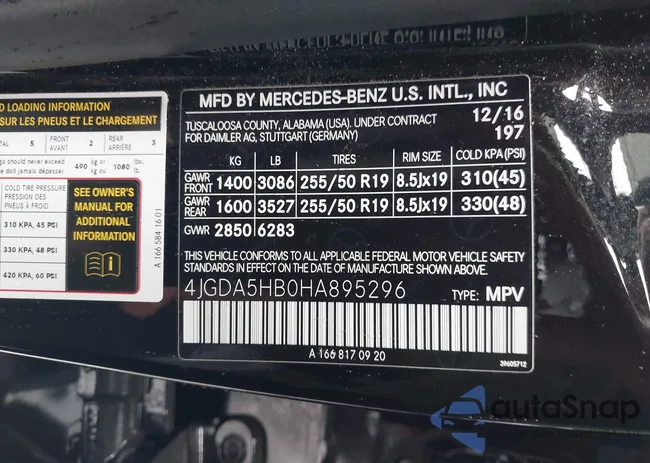 4JGDA5HB0HA895296: 42852681