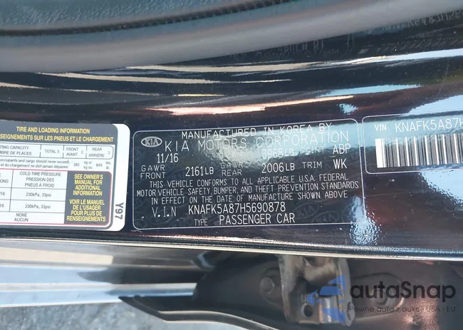 KNAFK5A87H5690878: 42853911