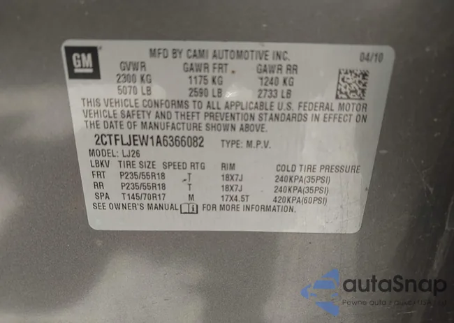 2CTFLJEW1A6366082: 42854014