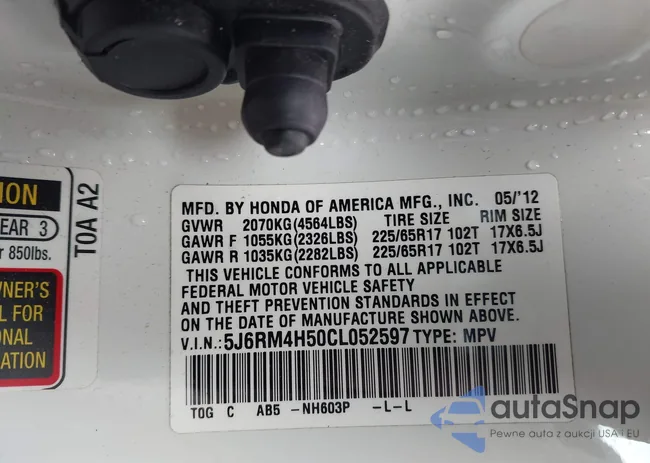 5J6RM4H50CL052597: 42854825