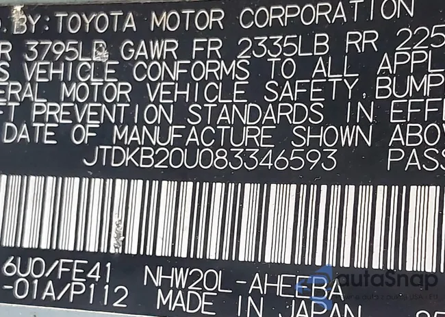 JTDKB20U083346593: 42855363