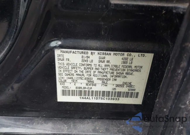 1N4AL11D75C103933: 42854437