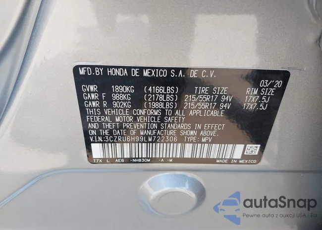 3CZRU6H99LM722306: 42854548