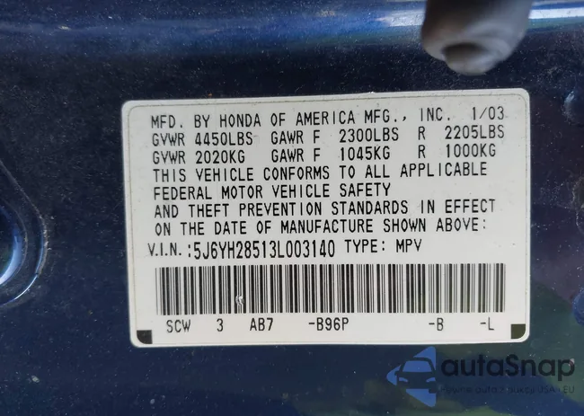 5J6YH28513L003140: 42854595