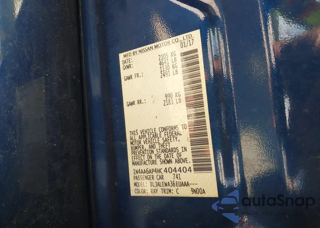 1N4AA6AP4HC404404: 42856022