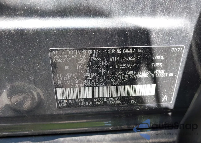 2T3P1RFV5MC175396: 42856106