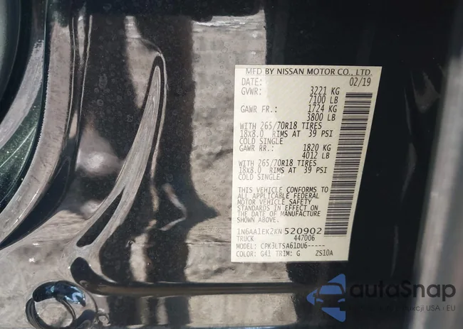 1N6AA1EK2KN520902: 42856120