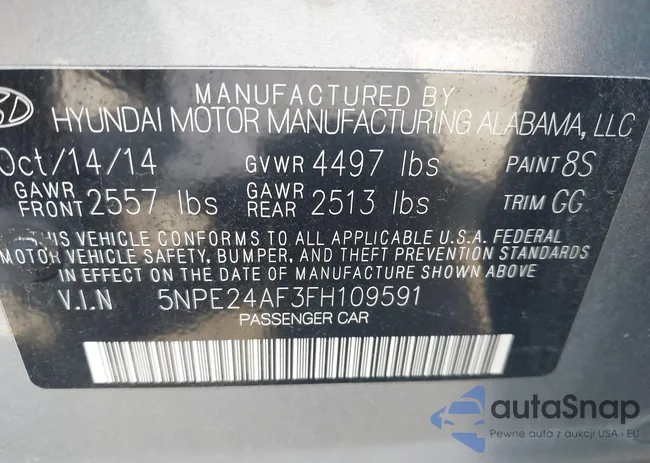 5NPE24AF3FH109591: 42856142