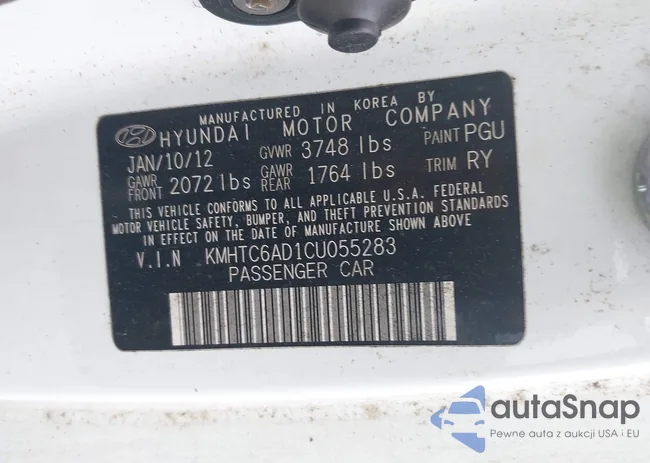 KMHTC6AD1CU055283: 42856162