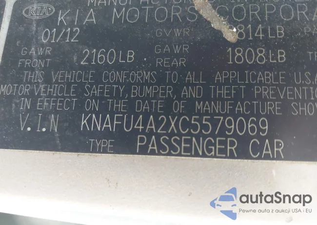 KNAFU4A2XC5579069: 42856172