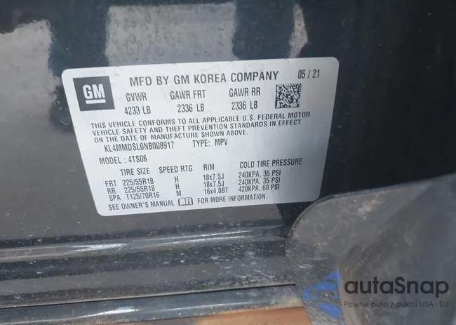 KL4MMDSL0NB008917: 42856343