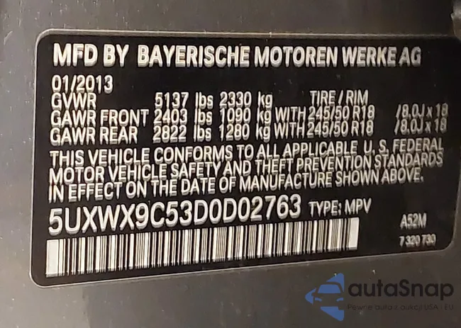 5UXWX9C53D0D02763: 42855574