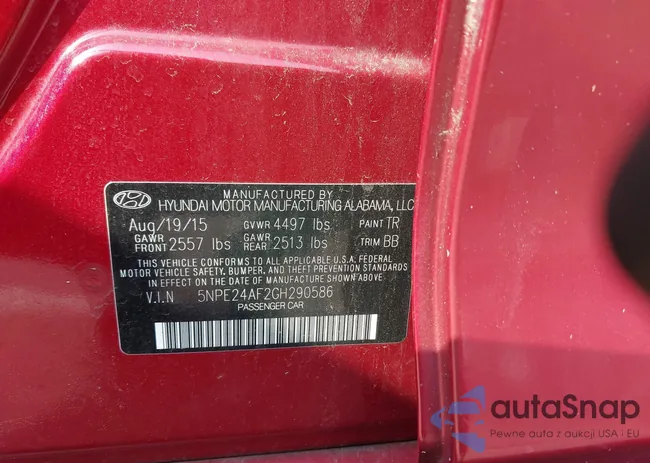 5NPE24AF2GH290586: 42857050