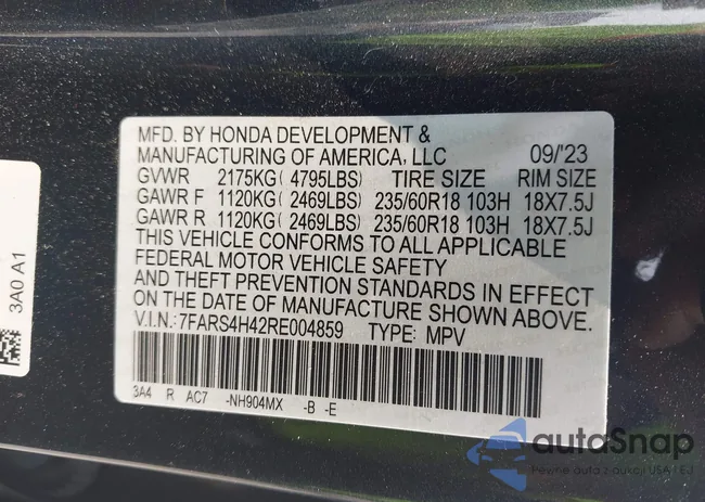 7FARS4H42RE004859: 42857061