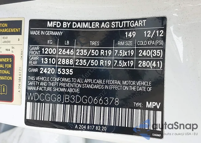 WDCGG8JB3DG066378: 42856679