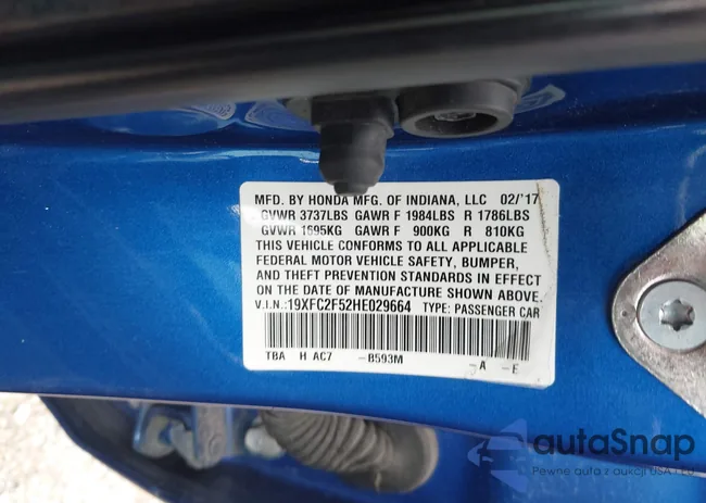 19XFC2F52HE029664: 42856693