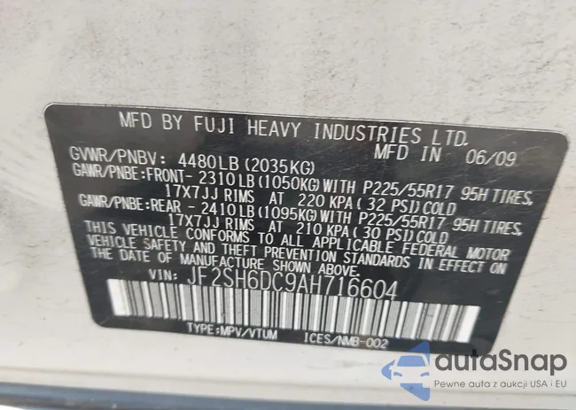 JF2SH6DC9AH716604: 42858019