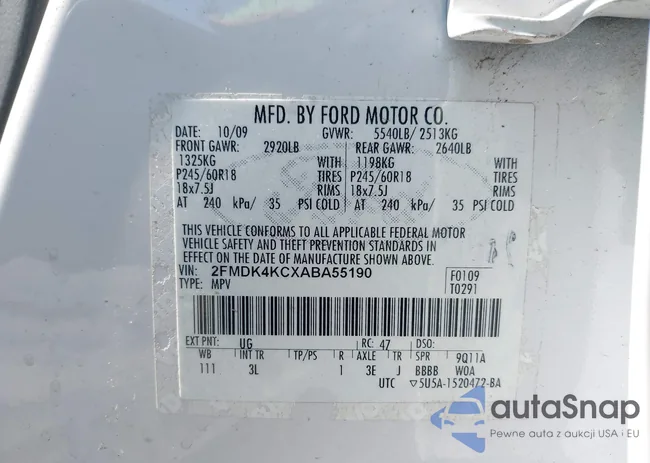 2FMDK4KCXABA55190: 42858103