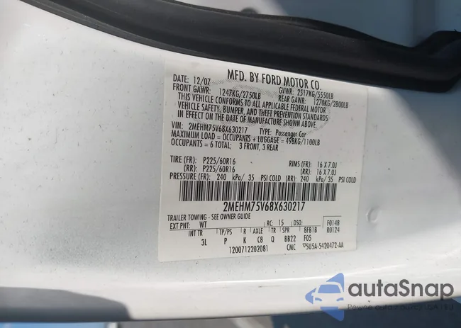 2MEHM75V68X630217: 42857614