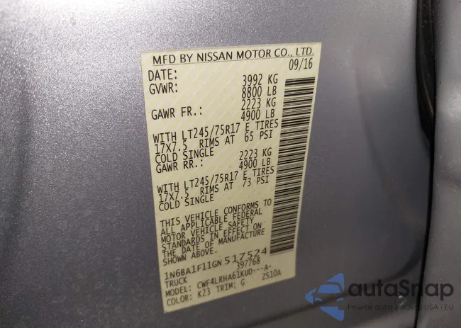 1N6BA1F11GN517524: 42858859