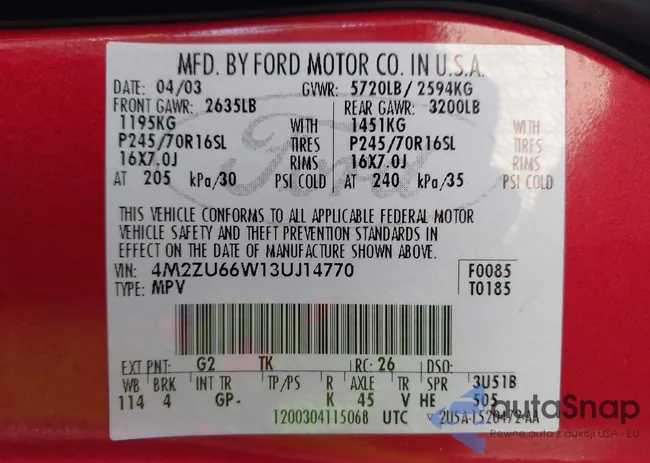 4M2ZU66W13UJ14770: 42858881