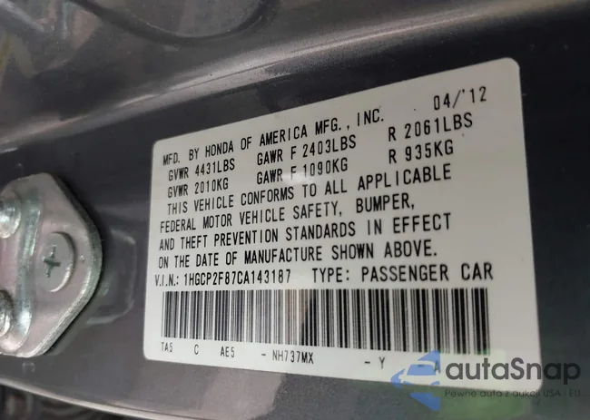 1HGCP2F87CA143187: 42859348