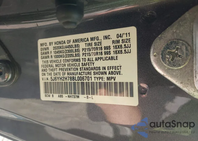 5J6YH2H78BL006701: 42859361