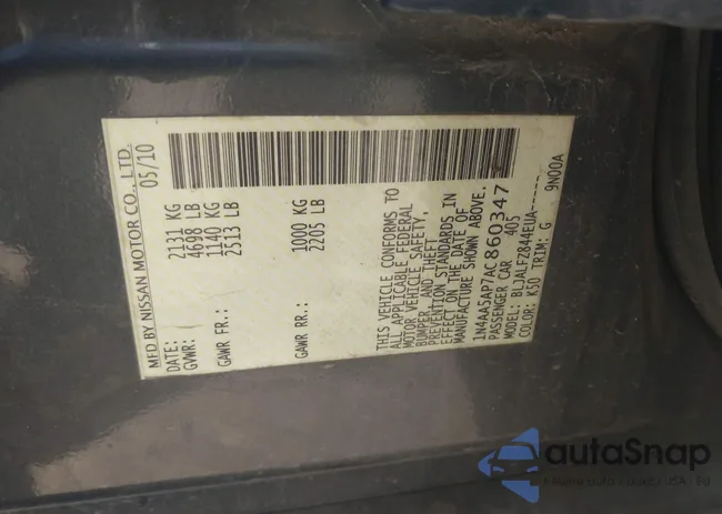 1N4AA5AP7AC860347: 42858534