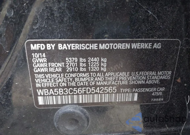 WBA5B3C56FD542565: 42858644