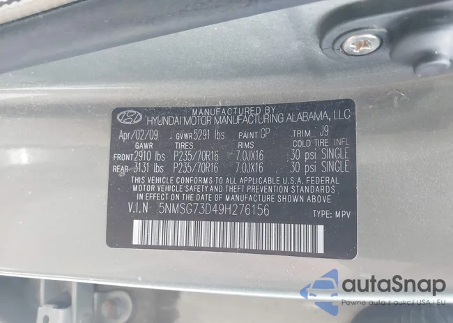 5NMSG73D49H276156: 42860199