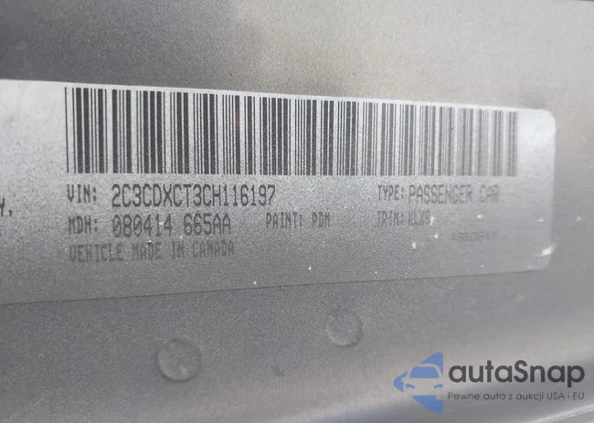 2C3CDXCT3CH116197: 42859430