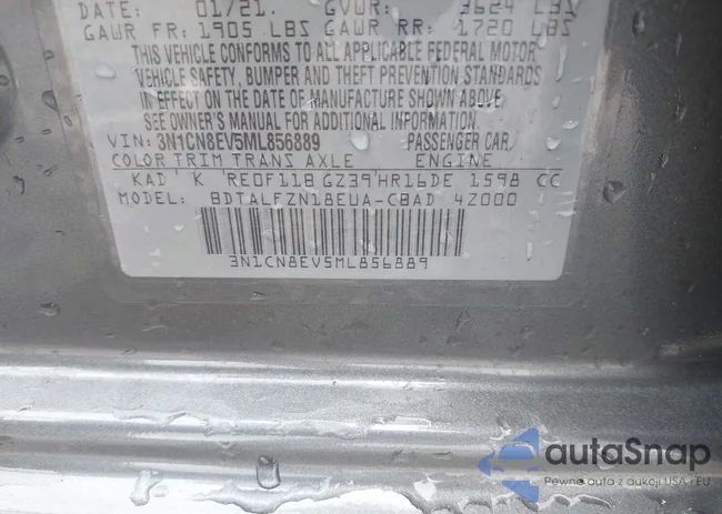 3N1CN8EV5ML856889: 42859559