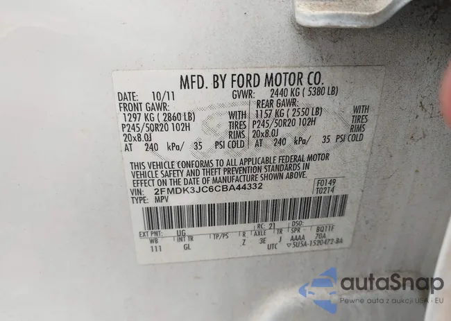 2FMDK3JC6CBA44332: 42860953