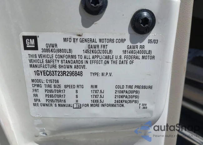 1GYEC63T23R296848: 42861019